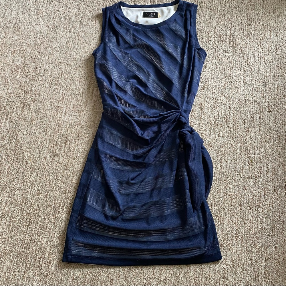 Pretty cobalt blue sleeveless Guess size 2 mini dress